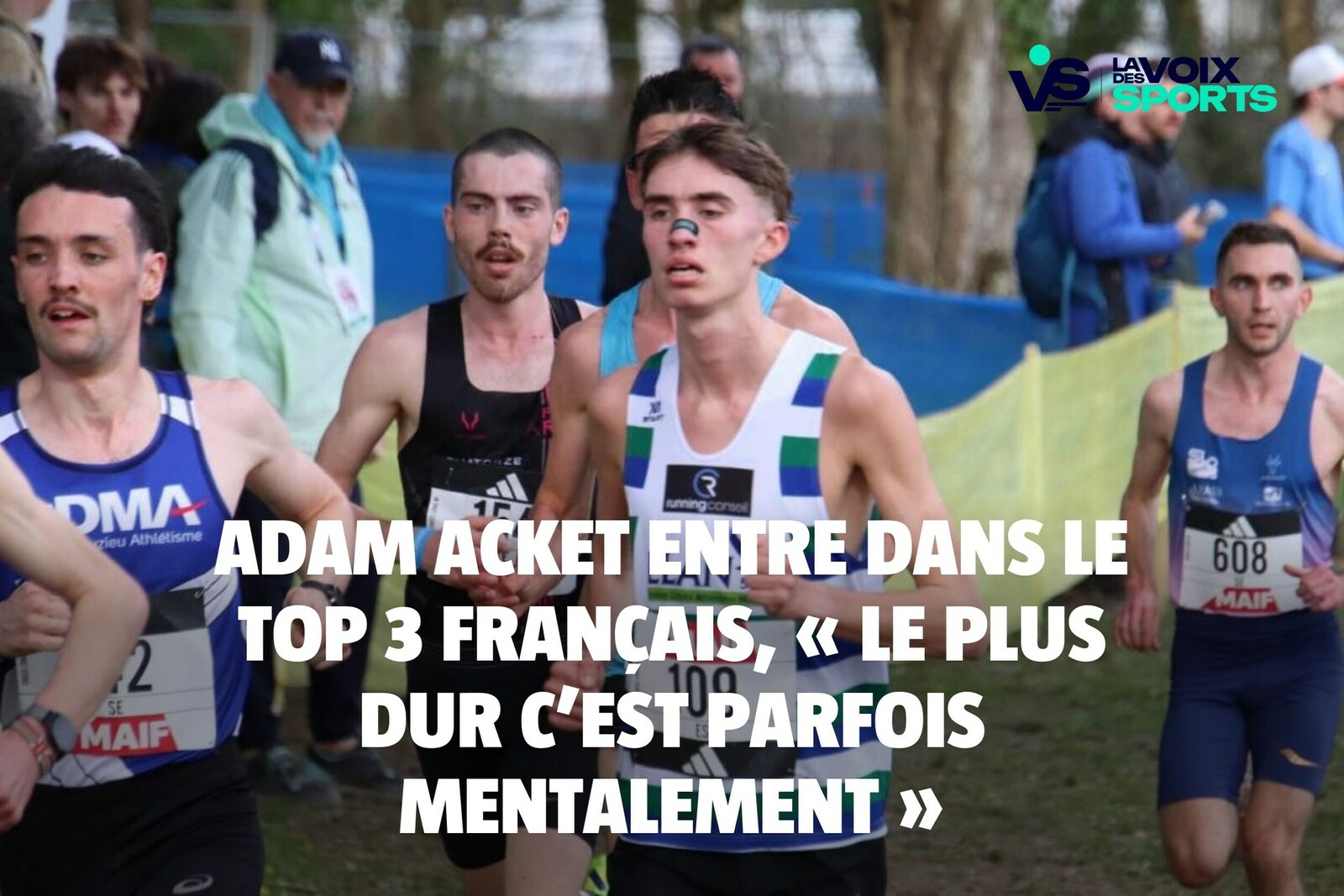 Adam ACKET monte sur le podium aux France de Cross
