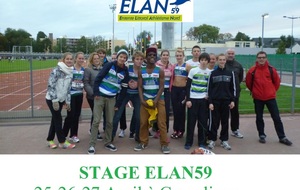 Stage ELAN59 à Gravelines du 25 au 27 Avril  (Cadets/Juniors/Espoirs/Seniors/Véterans)
