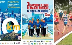 Des podiums aux France Marche Nordique et des espoirs France de 10km