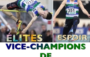 Vice-Champions de France : Quentin (Elites) et Kevin (Espoir) répondent présents