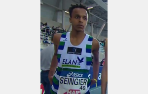 Théo Seingier, médaille de bronze Junior aux France Indoor