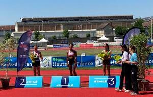 Océane Maniez vice-championne de France d'Heptathlon, Flavie Dambry accélère encore, Elias record sur 3000m 