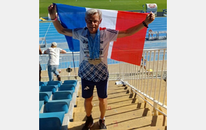 Jean-Claude Demarque Triple Vice-Champion d'Europe, le 4*1000m Junior aux France 