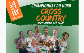 Championnats du Nord de Cross Jeunes et Adultes : info