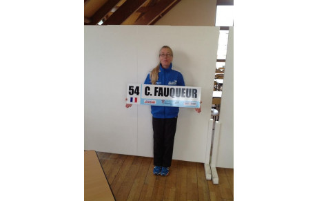 Corinne FAUQUEUR 3ème de Paris-Colmar !