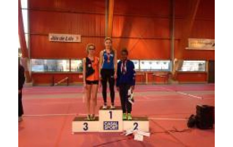 Clémence Engrand vice-championne régionale Minime d'épreuves combinées