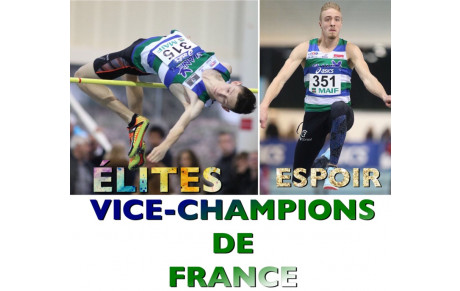 Vice-Champions de France : Quentin (Elites) et Kevin (Espoir) répondent présents