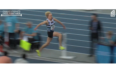 Kévin Champion de France, Flavie sur la boite !