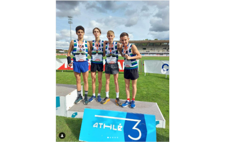 Coupe de France : 4x1000m Junior une nouvelle fois sur le podium