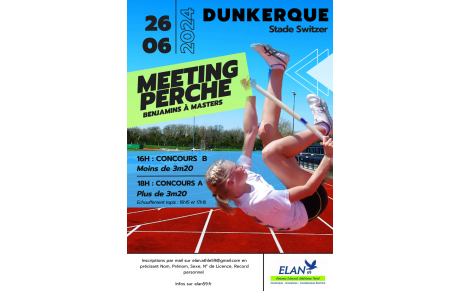 1er Meeting de Saut à la Perche à Dunkerque