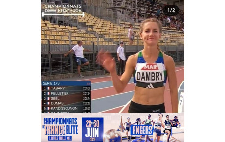 FRANCE ELITE : Flavie Dambry dans une ambiance olympique