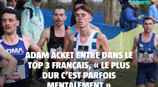 Adam ACKET monte sur le podium aux France de Cross